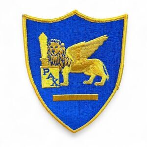 Vintage 1970s NATO Strike Force South 6th Fleet Naval Patch